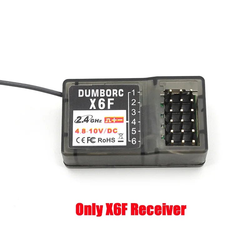 Dumborc RC Remote 2.4G Transmitter & Receiver X6FG Gyro Controller Parts