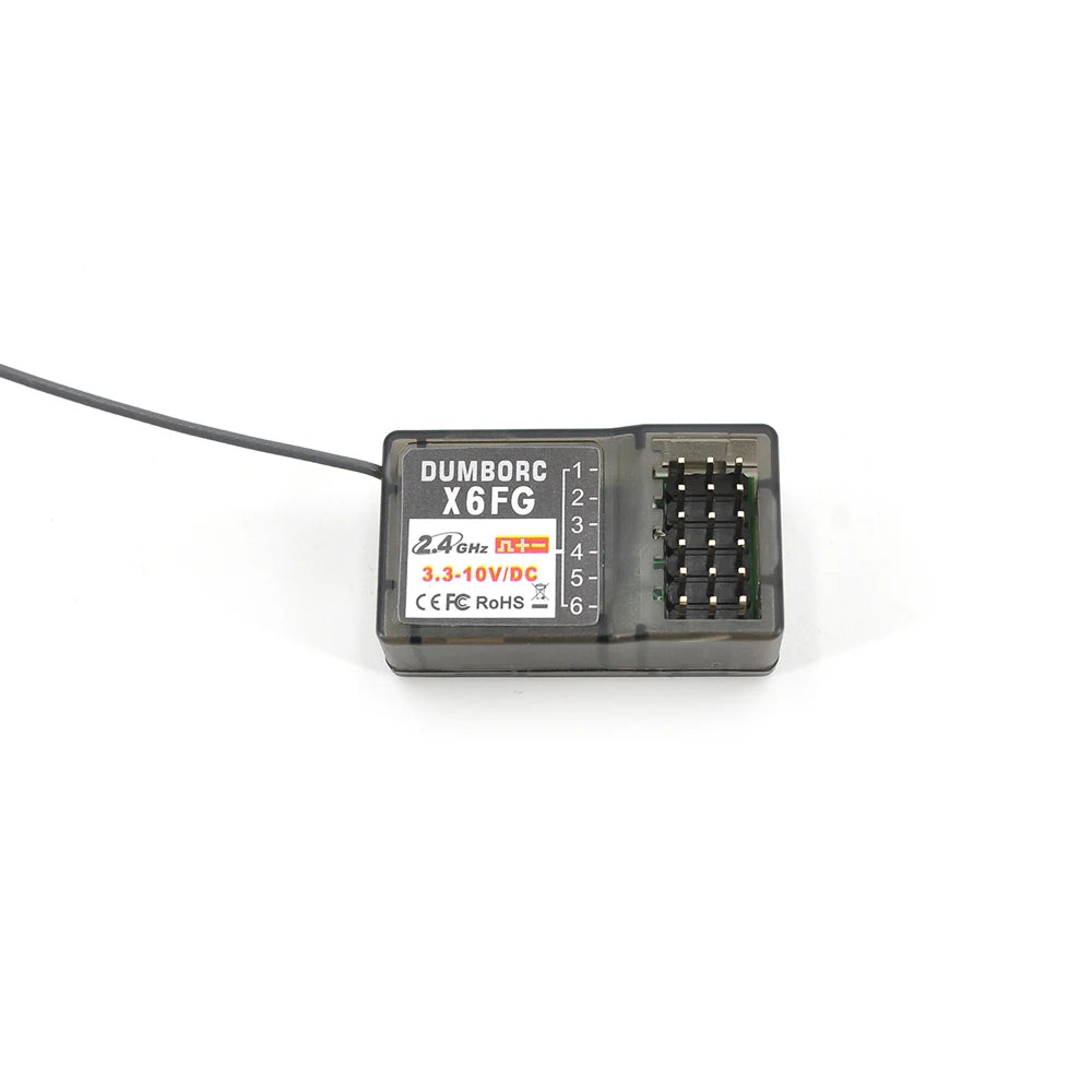Dumborc RC Remote 2.4G Transmitter & Receiver X6FG Gyro Controller Parts