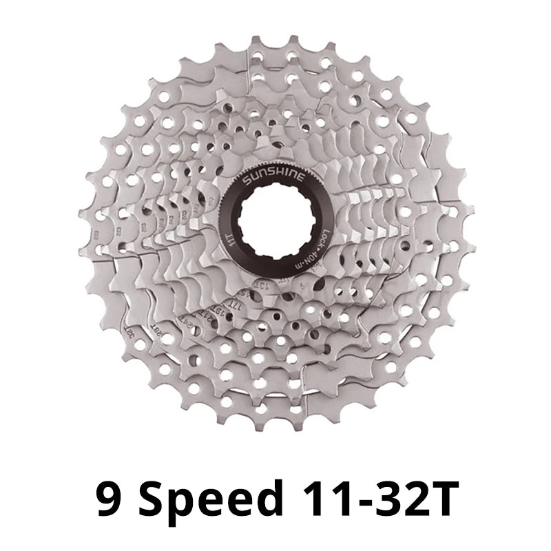 SUNSHINE 9-Speed MTB Cassette 11-25T to 11-50T Shimano/SRAM Compatible