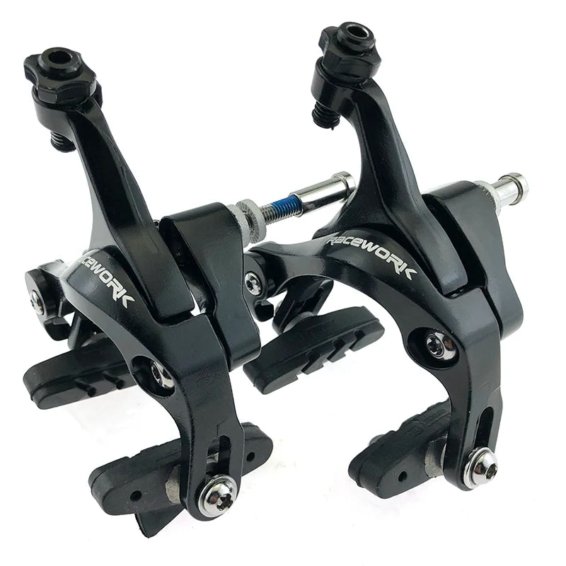 Road Bike Dual Pivot Calipers Aluminum Side Pull Brake Front Rear