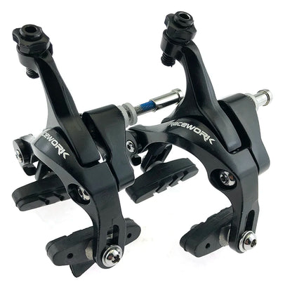 Road Bike Dual Pivot Calipers Aluminum Side Pull Brake Front Rear