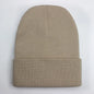 Warm Knitted Cap Beanie Wool Unisex Winter Hat Men Women 24 Colors