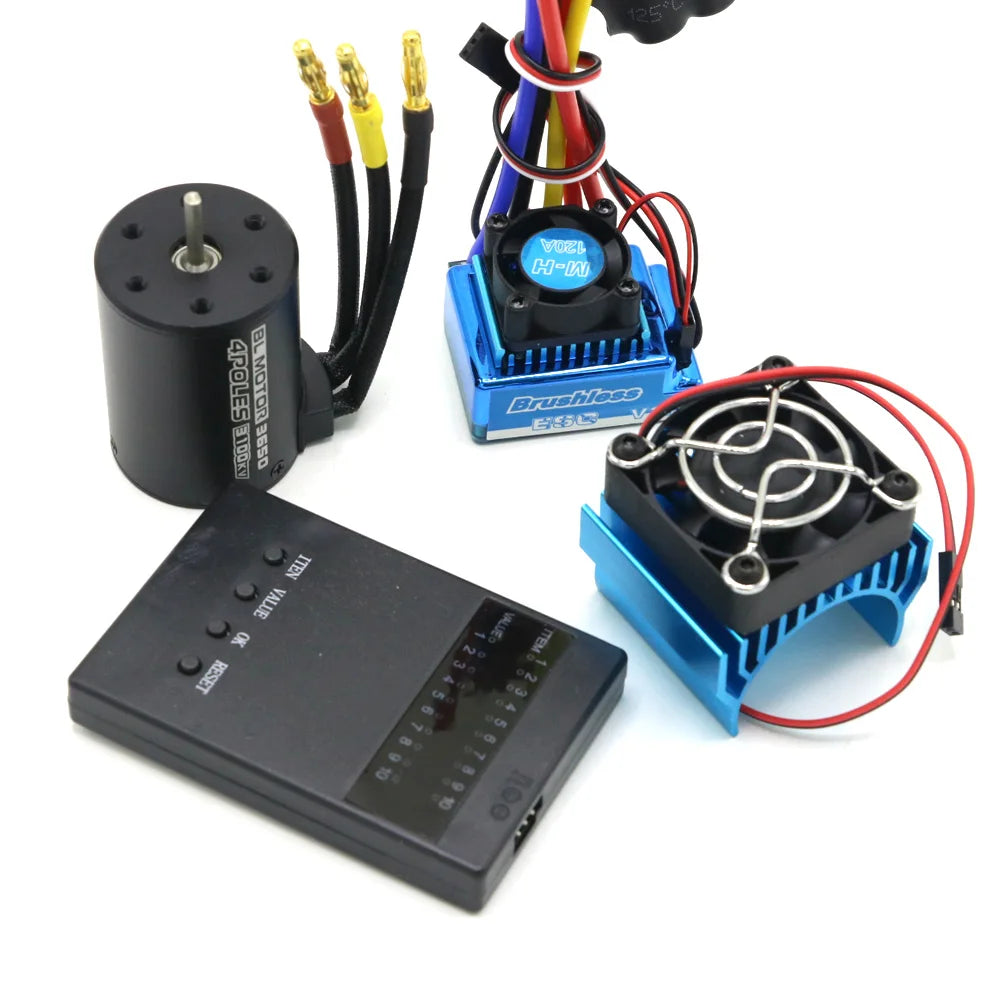 RC Car RC Brushless Motor 3100KV 3900KV 4300KV 5200KV ESC Combo 1/10