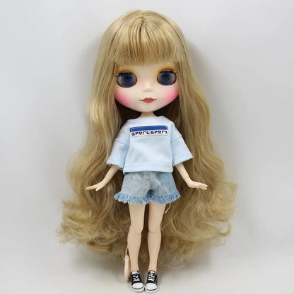 ICY DBS Blythe Factory Doll 1/6 BJD OB24 Ball Joint Body DIY Dress Up
