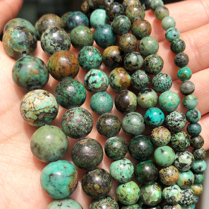 Natural Stone Loose Beads 12mm Round Gemstone for Jewellery Making DIY