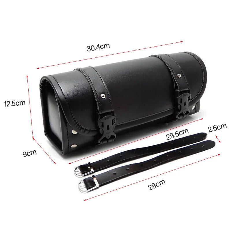 Motorcycle PU Leather Saddlebag Tool Bag for Harley Sportster XL 883 1200