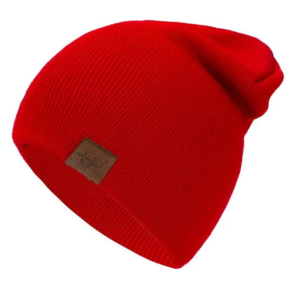 Unisex Beanie Hat Warm Soft Knitted Casual Winter Hat for Men & Women