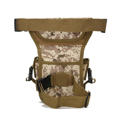 Tactical Drop Leg Bag Outdoor Thigh Pouch Military Molle Waist Pack