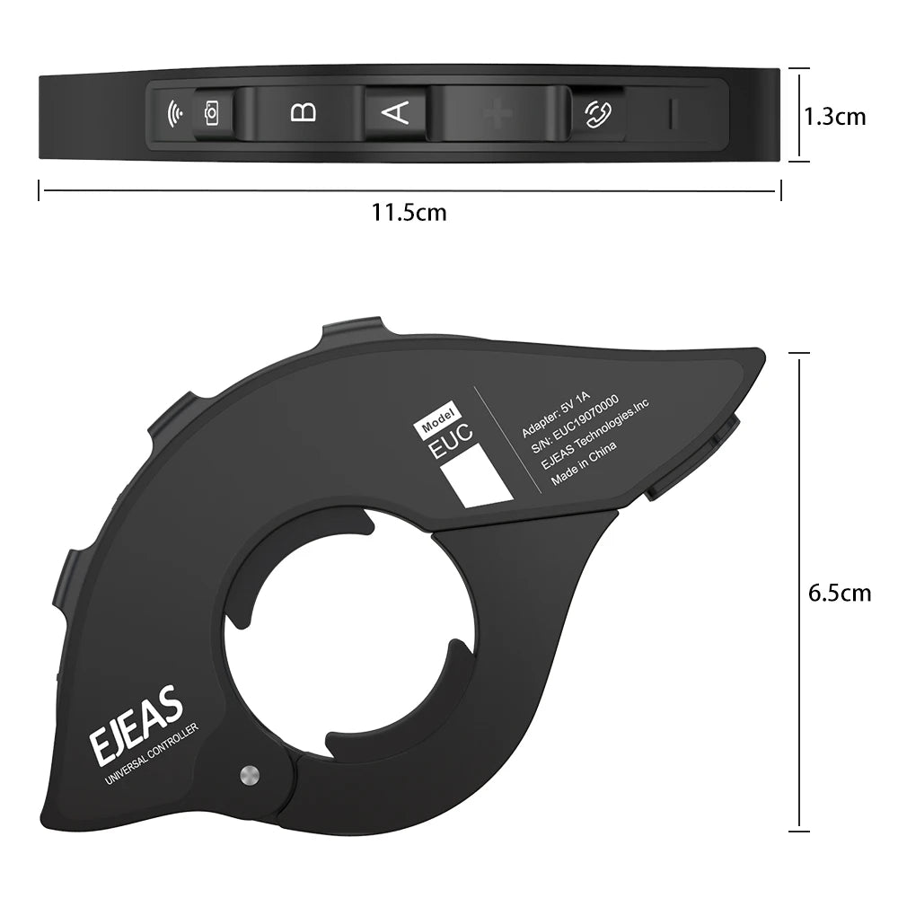 EJEAS EUC Motorcycle Handlebar Grip Remote Control Controller for Q8/Q7/Q2/MS8/MS20/K1/K1PRO/K1PRO+/V4 Plus/V7/V6 Pro+