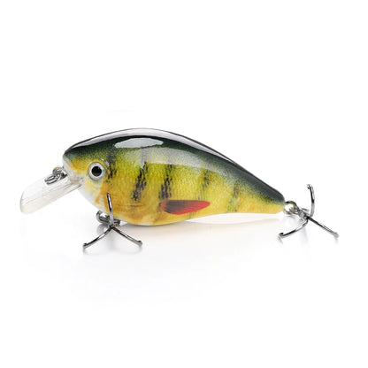 6cm 12g Fishing Lure Crankbait Wobbler for Pike Bass Minnow Bait