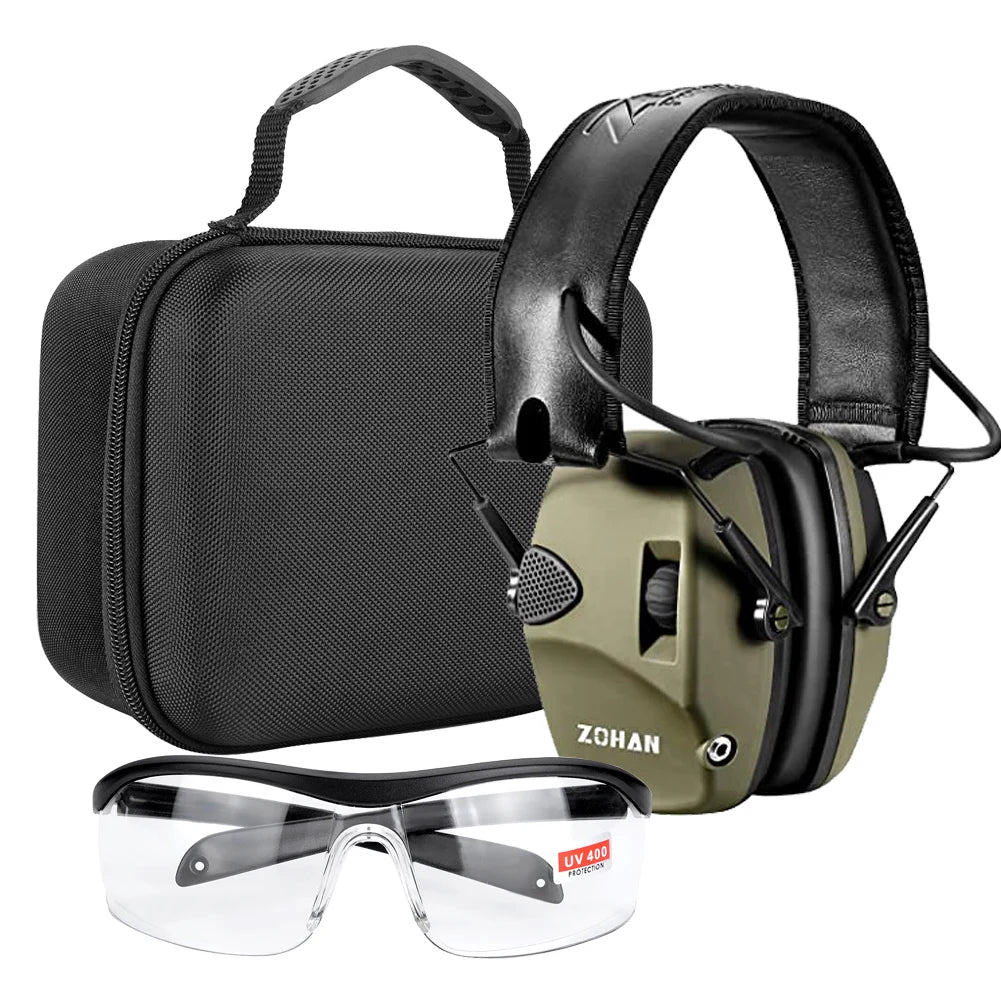 ZOHAN Earmuffs Active Headphones for Shooting Electronic Hearing protection Ear protect Noise Reduction active hunting headphone-EXPROTAS