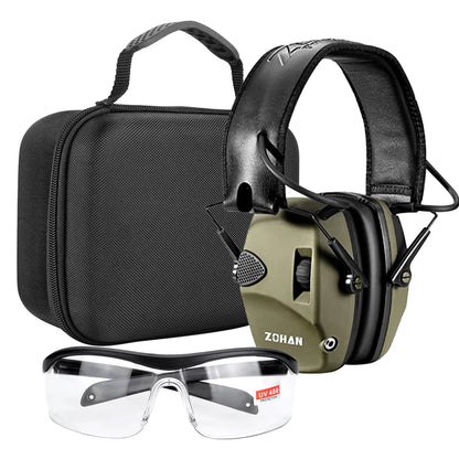 ZOHAN Earmuffs Active Headphones for Shooting Electronic Hearing protection Ear protect Noise Reduction active hunting headphone-EXPROTAS