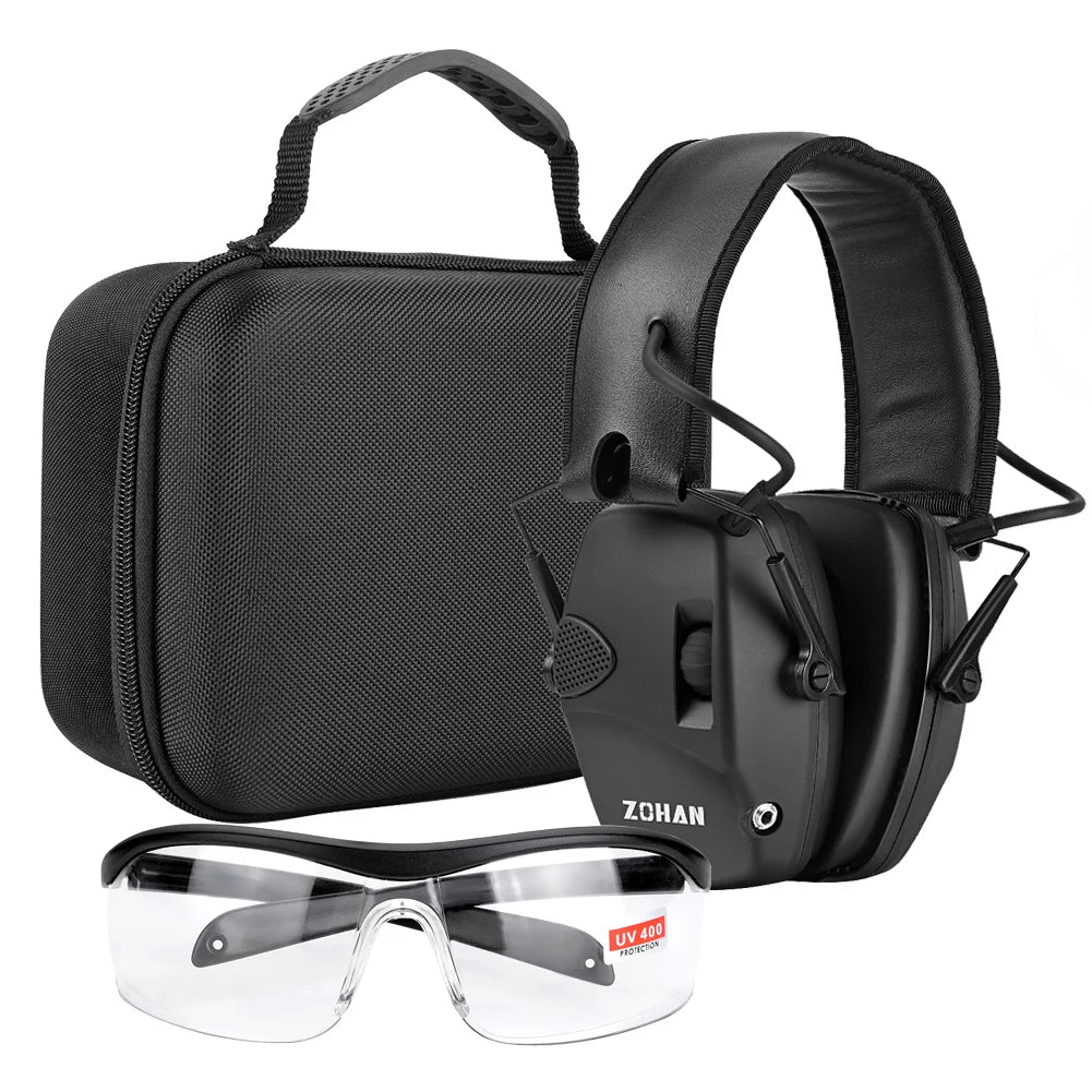 ZOHAN Earmuffs Active Headphones for Shooting Electronic Hearing protection Ear protect Noise Reduction active hunting headphone-EXPROTAS