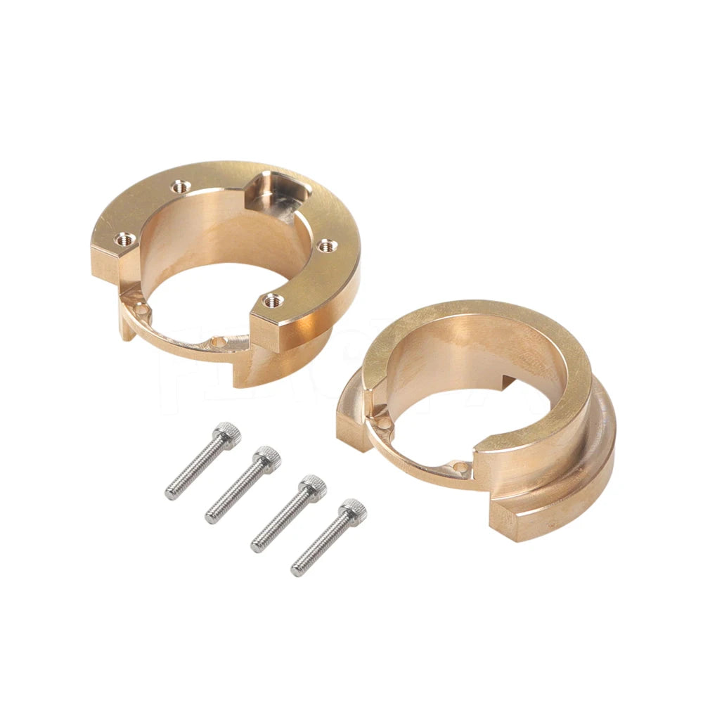 2/4Pcs TRX4 Brass Portal Axle Counterweight Balance Weights 1/10 Crawler