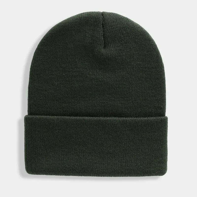 Warm Knitted Cap Beanie Wool Unisex Winter Hat Men Women 24 Colors