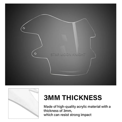 For Yamaha Tenere 700 Acrylic Headlight Protector Cover 2019-2024