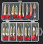 35pcs Metal Jig Spoon Fishing Lure Set for Sea Bass Tackle Bait