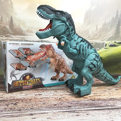 Electric Toy Large Size Walking Spray Lay Eggs Dinosaur Robot With Light Sound Mechanical Dinosaurs Model Toys-EXPROTAS