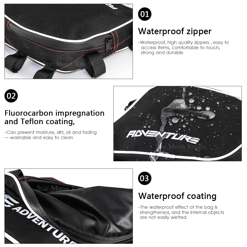 Motorcycle Frame Crash Bars Waterproof Bag Bumper Repair Tool Placement Bag For 1050 1090 1190 1290 ADV Adventure R-EXPROTAS