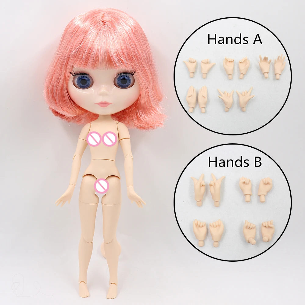 ICY DBS Blythe Doll 1/6 BJD Joint Body 30cm White Skin Random Eyes Anime Gift