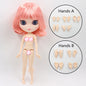 ICY DBS Blythe Doll 1/6 BJD Joint Body 30cm White Skin Random Eyes Anime Gift