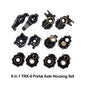 TRX4 Brass Portal Axle Housing Weight System Black 1/10 RC Crawler TRX6