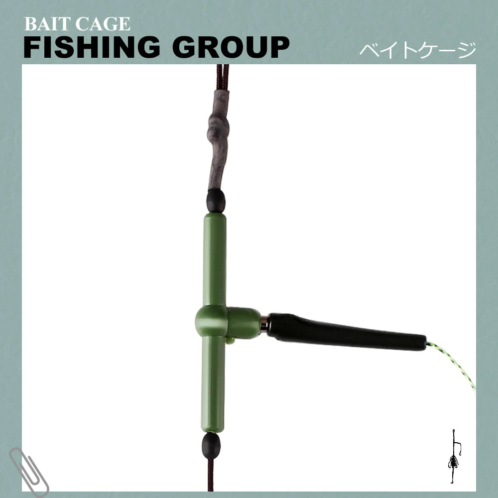 Metal Feeder Hook 30-80g Fishing Steel Accessories Carp Bait Cage