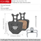 Semi-Metal Bicycle Brake Pads for Shimano SRAM Avid Hayes Magura by JSHOUBIKE