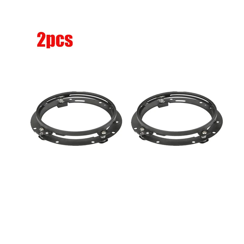 7in LED Headlight DRL for Jeep Wrangler TJ/JK, Land Rover Defender, Hummer H1/H2 - EXPROTAS