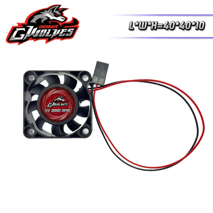 RC Motor Cooling Fan 25/30/35/40/50mm 8000RPM ESC Futaba Plug