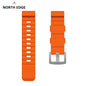 24mm Rubber Watch Strap For NORTH EDGE Active Smartwatch Samsung Huawei Band