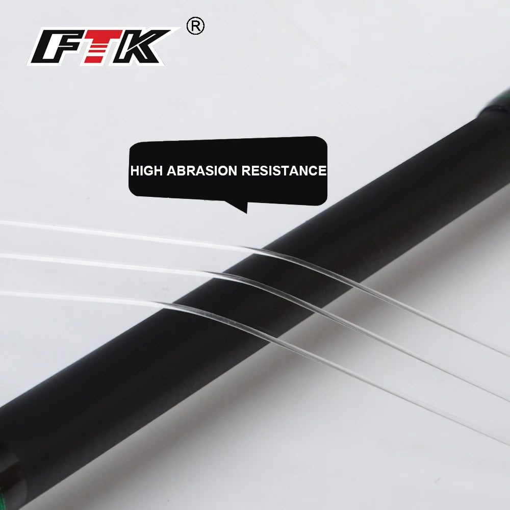 100m Fly Fishing Line Fluorocarbon Leader Lure Carbon Fiber Tippet