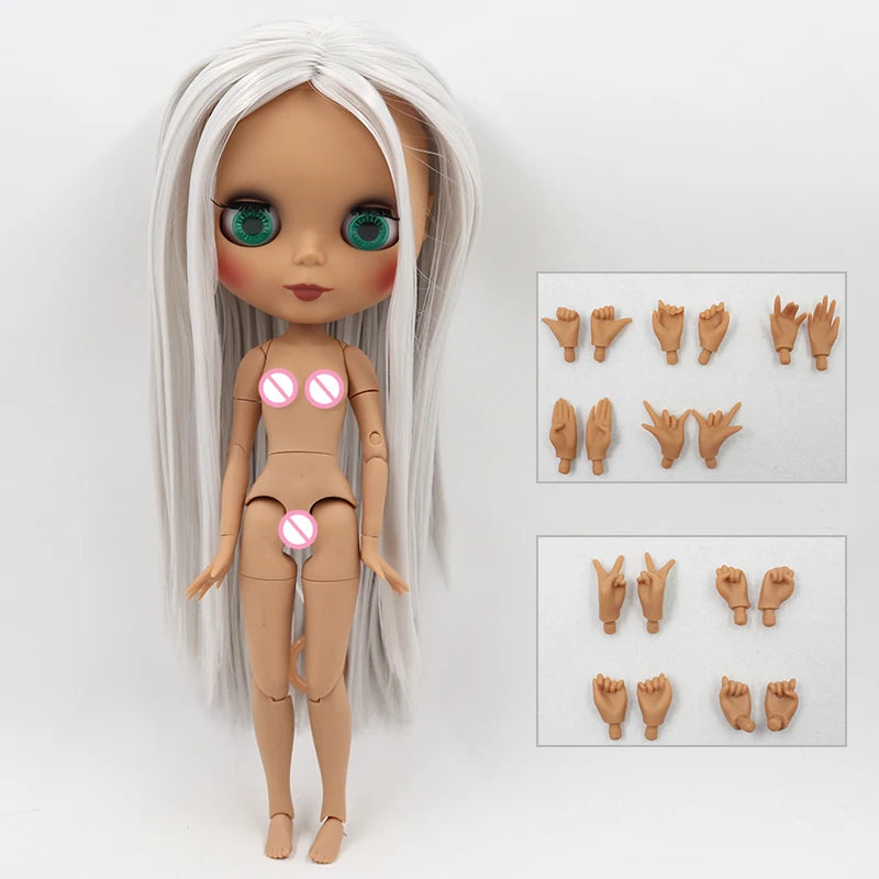 ICY DBS Blythe Doll 1/6 BJD Joint Body 30cm DIY Anime Girl Toy Random Eyes Gift