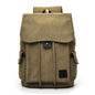 Large Canvas School Bag Backpack Rucksack Travel Hiking Men Sports