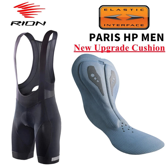 RION Cycling Shorts Men Ciclismo Masculina Bib Shorts Elastic Interface Cushion Long Distance MTB Padded Shorts Tights Slim Fit-EXPROTAS
