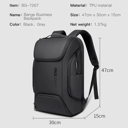 Bange Laptop Backpack Waterproof Large Capacity Business Travel Work Bag - EXPROTAS