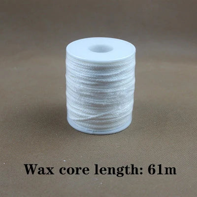 Candle Wicks Pre Waxed with Sustainers Long Tabbed for Craft Making 100pcs