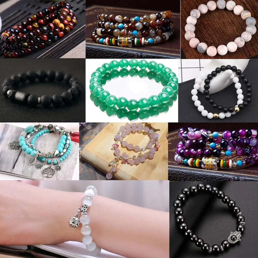 Natural Round Tiger Eye Beads for Jewelry Making DIY Bracelet 4mm