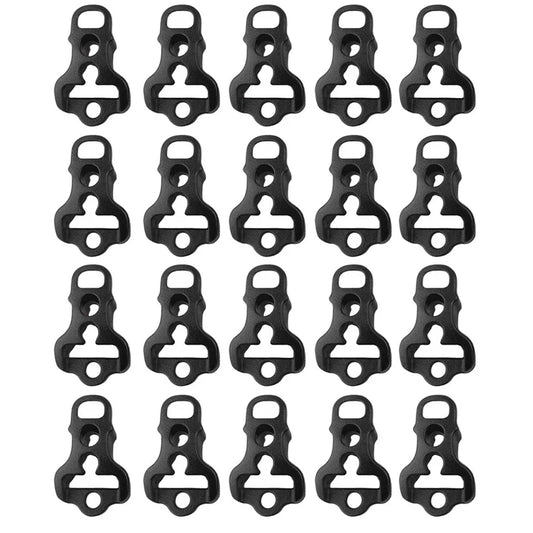 10/30pcs Camping Guyline Tensioners Rope Stoppers Cord Tighteners for Tent Awning