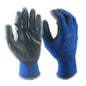 24 Pairs Work Gloves Safety Grip Coated Builders Gardening Nitrile Nylon