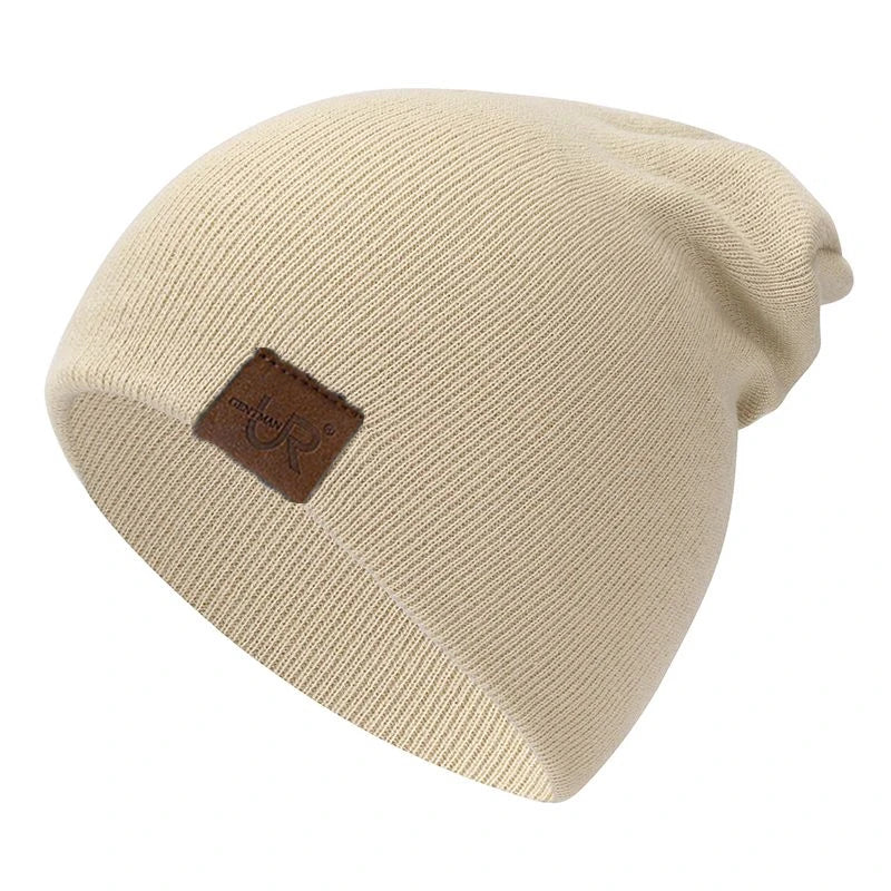 Unisex Beanie Hat Warm Soft Knitted Casual Winter Hat for Men & Women