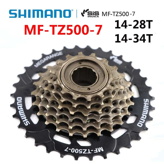 Shimano Speed Bicycle Freewheel 14-28T 7 Speed Bike Cogs Screw-On
