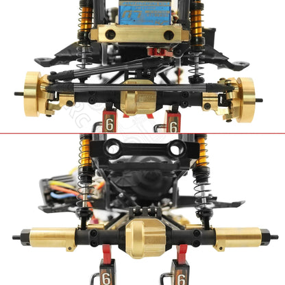 1/10 Axial SCX10 II AR44 Brass Steering Knuckle Counterweights - EXPROTAS
