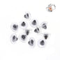 200-2000Pcs Rubber Ear Plug Stoppers Soft Silicone Earring Findings DIY