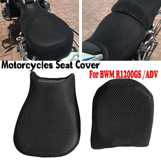 2pcs Cooling Mesh Motorcycle Seat Cover Set for BMW R1200GS Adventure 2006-2018 - EXPROTAS