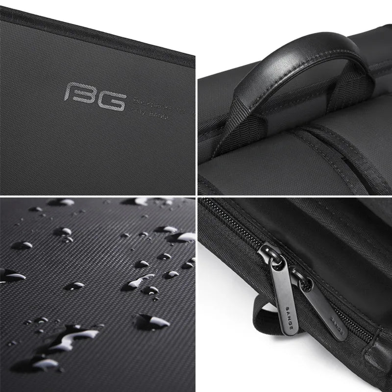 BANGE New Business Backpack Men's Anti-Theft Computer Bag Big Capacity 14.1 Inch Laptop Bagpack Men Elegant Waterproof-EXPROTAS