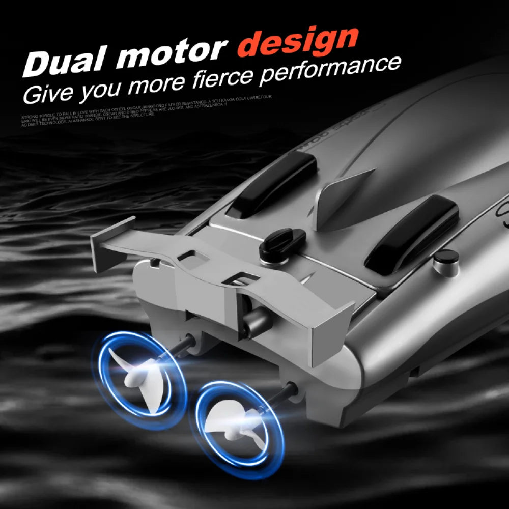 Speed Boat Remote Control 2.4G Racing Electric Toy for Kids Outdoor