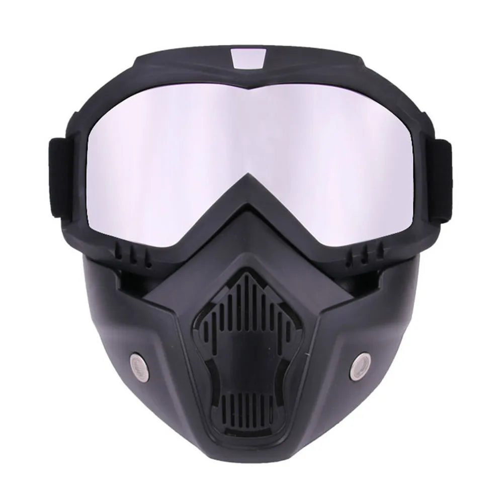 Protective Motorcycle Face Mask Goggles Tactical Riding Motocross Accessories