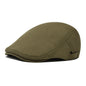 Men's Gatsby Driving Cap Cotton Ivy Newsboy Hat Adjustable Beret
