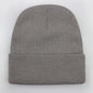 Warm Knitted Cap Beanie Wool Unisex Winter Hat Men Women 24 Colors